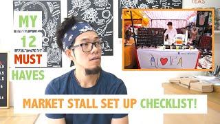 12 MUST-HAVE Things For Any Market Stall Business | My Market Stall Checklist