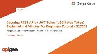 Securing REST APIs - JWT Token Explained in 4 Minutes For Beginners Tutorial - S27E01