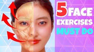 5 Face Yoga Exercises You Must Do | My Favorite Exercises to Look Younger, Get Glowing Skin