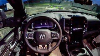 2025 Ram 1500 Laramie Crew Cab 4x4 - POV Night Drive (Binaural Audio)