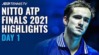 Medvedev vs Hurkacz & Zverev vs Berrettini | Nitto ATP Finals 2021 Highlights Day 1