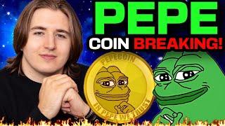 PEPE COIN BREAKING NEWS! (PEPE COIN PRICE ALERT!) WARNING FOR PEPE HOLDERS!