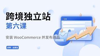 第六课：启用WooCommerce插件并发布商品【跨境电商独立站搭建教程】