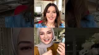 LIVE Instagram (Lancome's intagram) - Neelofa with Lisa(famous makeup artist)