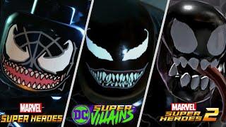 Venom BOSS BATTLE From Every Single LEGO GAMES W / Mods