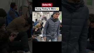 Sad Poetry In Metro Funny Reactions #prank #shorts