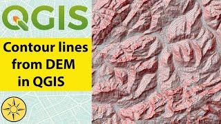 Generate contour lines from DEM using QGIS