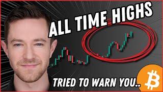 I TOLD YOU BITCOIN ALL TIME HIGHS | CRYPTO MOON | LIVE BITCOIN TRADING PEPE DOGE XRP FLOKI PNUT