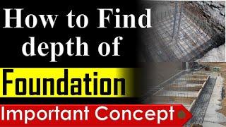 How to find Depth of Foundation for Building ? || By CivilGuruji