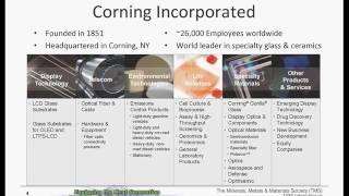 Materials Modeling in Corning R&D