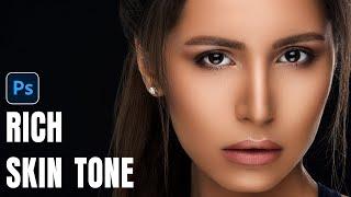 How to get Amazing Rich Skin Tone in Photoshop - Easy Trick