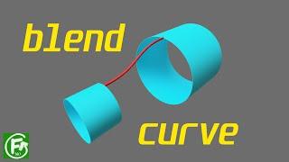 Fusion 360 | New sketch feature - Blend Curve