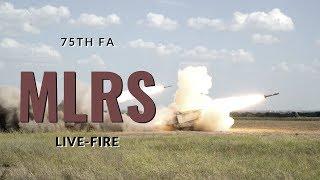 Multiple Launch Rocket System (MLRS) live-fire