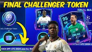 HOW TO GET UCL ROAD TO FINAL WEEKLY MATCH CHALLENGER TOKENS REAL MADRID IN EA FC MOBILE 24