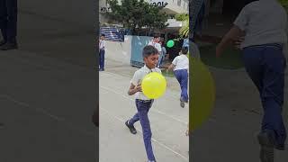 Class 7 Game Round 1 Passing balloon through rings  #childrendaygames