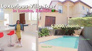 Inside a Beautiful K75,000+ Villa in Lusaka, Zambia| 3 Bed, 2.5 Bath, Private Pool etc.