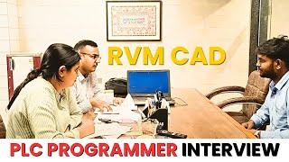 PLC Programmer Role पर Interview at RVM CAD Faridabad | Industrial Automation Course at RVM CAD