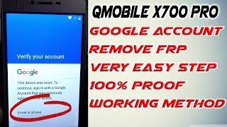 How To Google Account Bypass Q Mobile X700 Pro