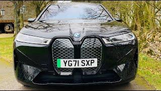 Scary looking BMW iX xD50M real world review. BMW say it has a 300+ mile range but does it really?