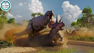 الأرض فى حقبة الحياة الوسطى (الديناصورات من البداية حتى النهاية)