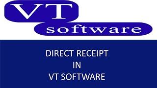 bank receipt in vt software | vt software tutorial | vt transaction | lean vt software #vtsoftware