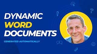 Create Dynamic Word Document with Power Automate & Microsoft Forms