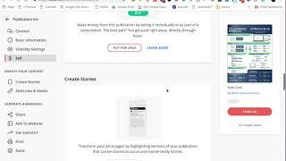 How to upload and add to stack in Issuu.com (2019)