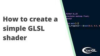 2. How to create a simple GLSL shader in VSCode - Shader Course