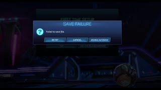 Fix Rocket League Save Failure Error Failed To Save File on PC