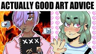 ART ADVICE THAT ACTUALLY HELPS