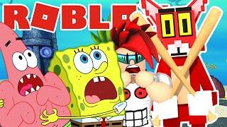 Bob Esponja me corre de Fondo de Bikini | Roblox Kitty Capitulo 5 | Juegos Roblox en Español