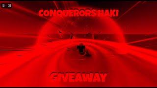 Conquerors/Haoshoku Haki Giveaway | Roblox Studio (Get in desc)