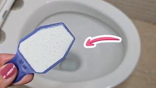 Dump WASHING POWDER into your Toilet and WATCH WHAT HAPPENS 
