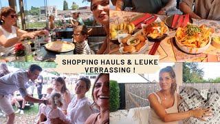 SHOPPING HAULS, DINNER DATE & SURPRISE BABY SHOWER