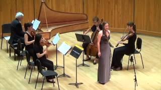 Audrey Dawson, mezzo-soprano in the 2015 Handel Aria Competition, singing from Ariodante