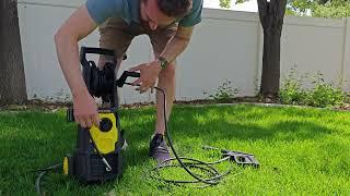 VEVOR Electric Pressure Washer testing