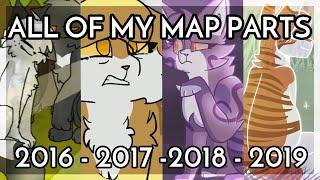 All Of My MAP Parts In Order From 2015/2016 To 2019