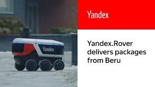 Yandex.Rover delivers packages from Beru marketplace