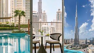 Touring a Downtown Dubai Apartment with Burj Khalifa Views