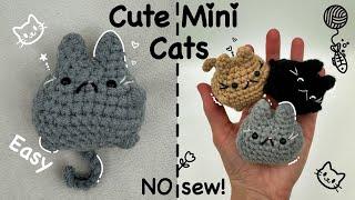 No Sew Amigurumi Mini Cat | Easy Pattern for Beginners