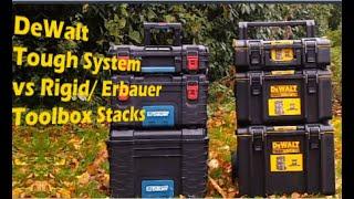 DeWalt ToughSystem 2.0 vs Rigid / Erbauer toolboxes