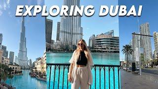 Dubai travel vlog  Exploring JBR, Dubai Mall, Burj Khalifa & coffee dates