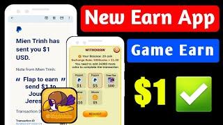 $1 FLAP TO EARN Paypal CashOut|Free Fire,Paypal,Bitcoin,USDT|How To Earn Money Online 2023