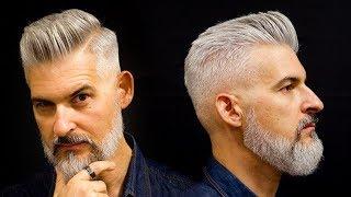 Modern Gentleman's haircut and beard | Men's haircut for 2018