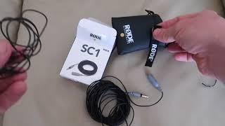 Rode SC1 Cable Unboxing