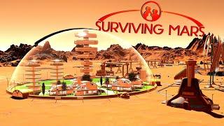 Dome Construction and Human Housing! - Ep. 2 - Surviving Mars Gameplay