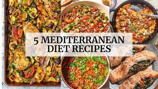 5 Mediterranean Diet Recipes | Mediterranean Diet Dinner Recipes