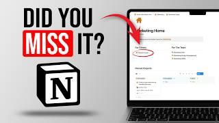 15 New Notion Updates in 15 Minutes (that you probably missed)