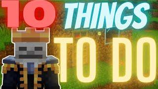 10 things to do in Minecraft when bored!