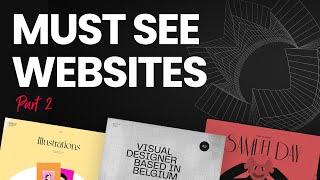 5 MORE WEBSITES YOU MUST SEE!!! | Web Design Inspiration
